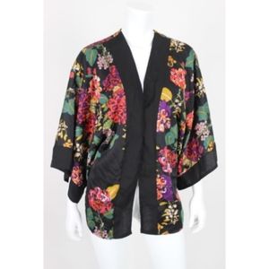 H&M Kimono Floral XS/S Swimsuit Cover Up Shawl